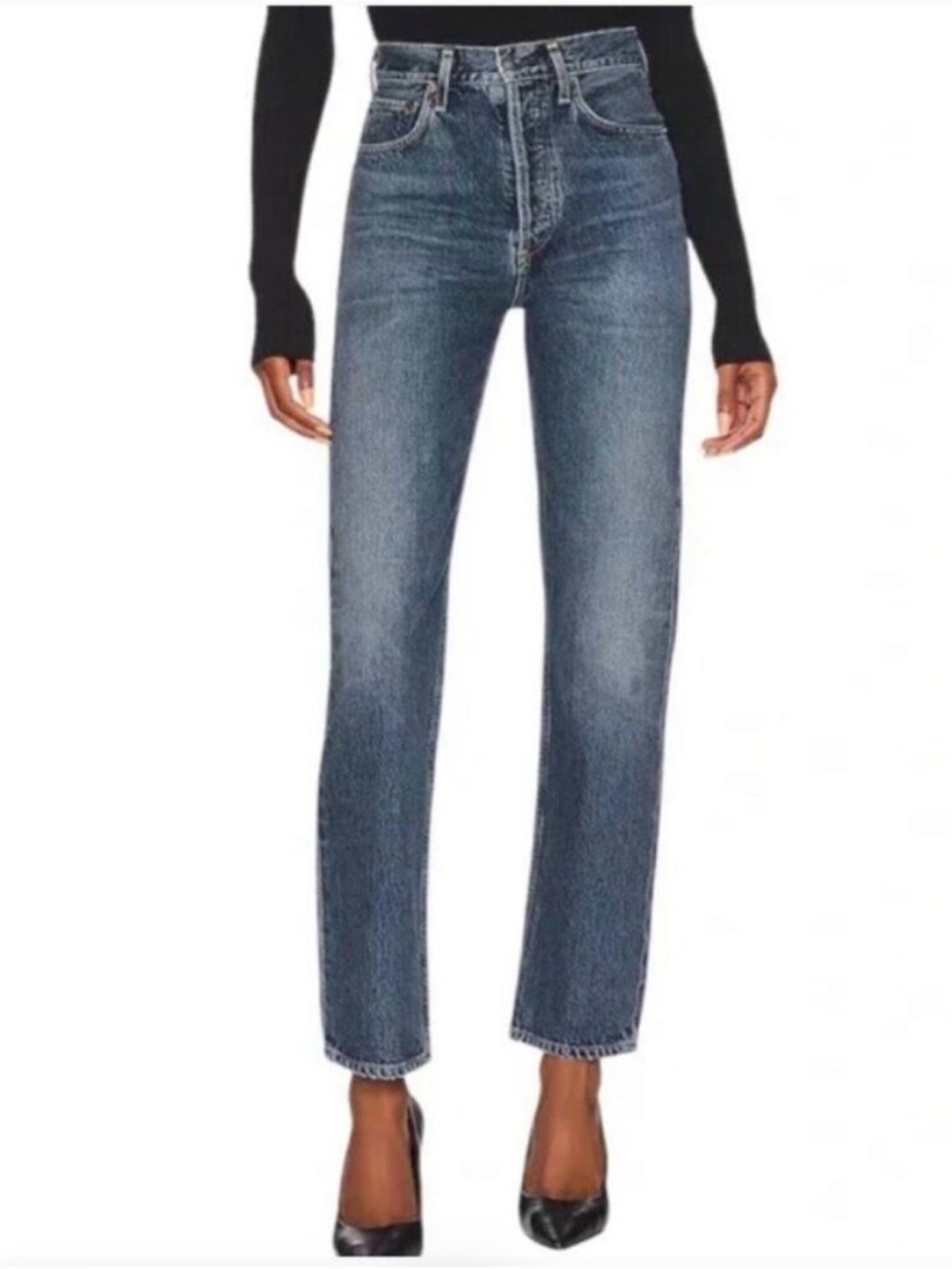 Agolde women’s 90’s pinch waist: high rise straight jeans